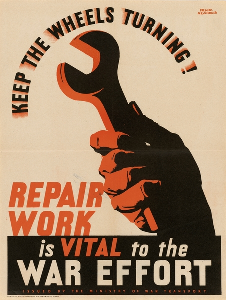 Keep the Wheels Turning! Repair Work is Vital to the War Effort by IStockHistory com