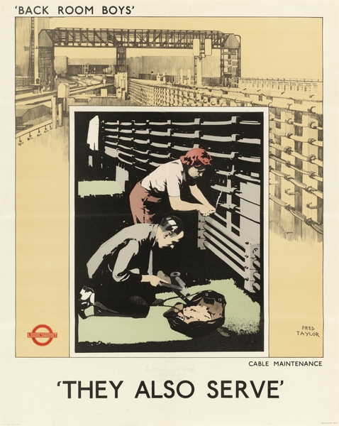 Back Room Boys’ They Also Serve – Cable Maintenance by IStockHistory com