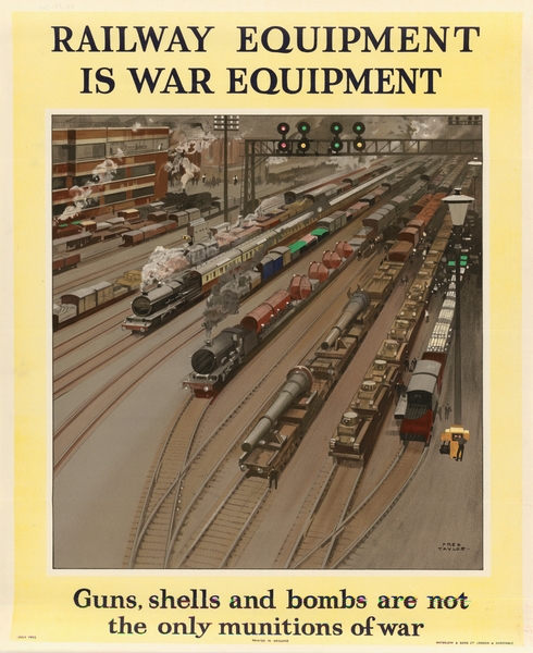 Railway Equipment is War Equipment by IStockHistory com