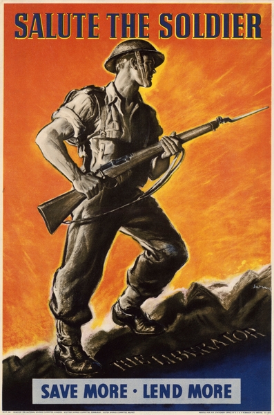 Salute the Soldier – Save More – Lend More by IStockHistory com