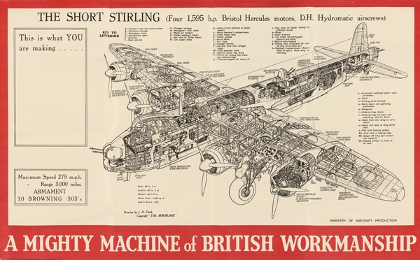 This is What You are Making…A Mighty Machine of British Workmanship – The Short Stirling by IStockHistory com