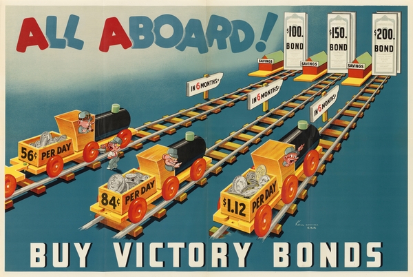All Aboard! Buy Victory Bonds by IStockHistory com
