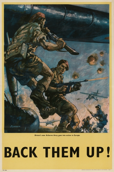 Britain’s New Airborne Army Goes into Action in Europe – Back Them Up! by IStockHistory com