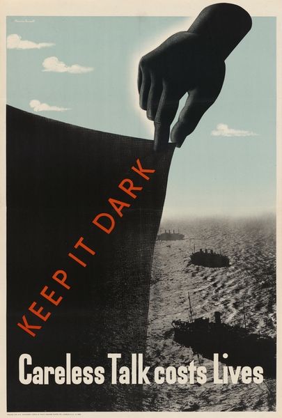 Keep it Dark – Careless Talk Costs Lives by IStockHistory com