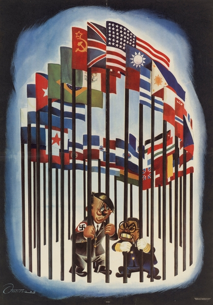 Germany and Japan Behind Bars by IStockHistory com