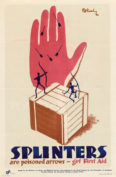 Splinters are Poisoned Arrows – Get First Aid by IStockHistory com