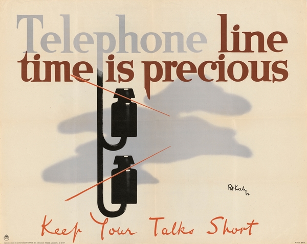 Telephone Line Time is Precious – Keep Your Talks Short by IStockHistory com