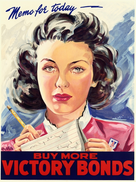 Memo for Today – Buy More Victory Bonds by IStockHistory com