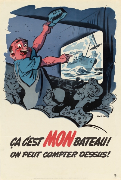 Ca C’est Mon Bateau! On Peut Compter Dessus! by IStockHistory com