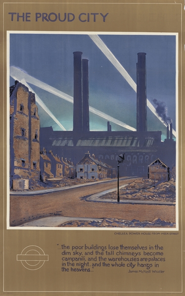 The Proud City – Chelsea Power House from Meek Street  by IStockHistory com