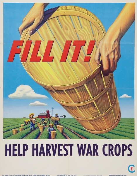 Fill it! Help Harvest War Crops 1945 by IStockHistory com