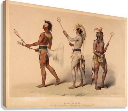 Ball Players Canvas Print