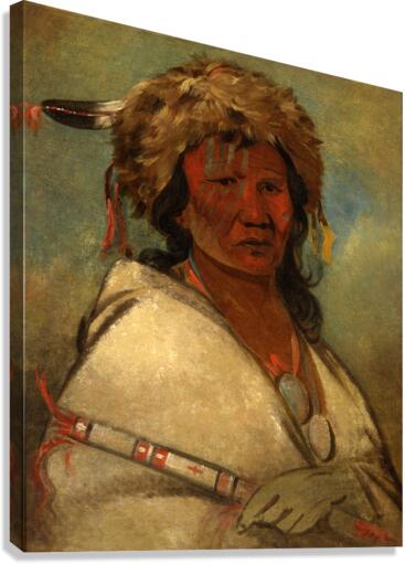Great Hero a Chief 1845 Canvas Print