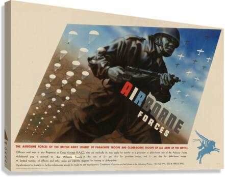 Airborne Forces Canvas Print