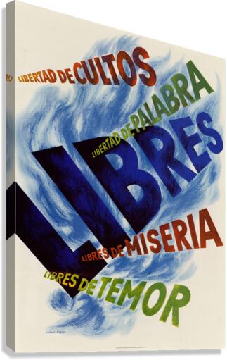 Libres Canvas Print