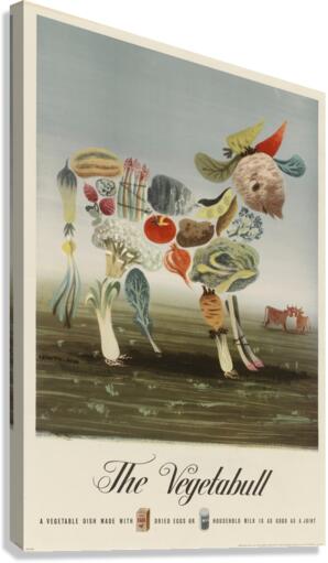 The Vegetabull Canvas Print
