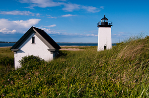 Long Point Light Outside of Provincetown on Cape Cod in Massachusetts