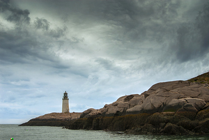 Storm Clouds Around Moose Peak Lighthouse in Maine