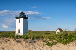 Wood End Lighthouse on Cape Cod in Massachusetts 