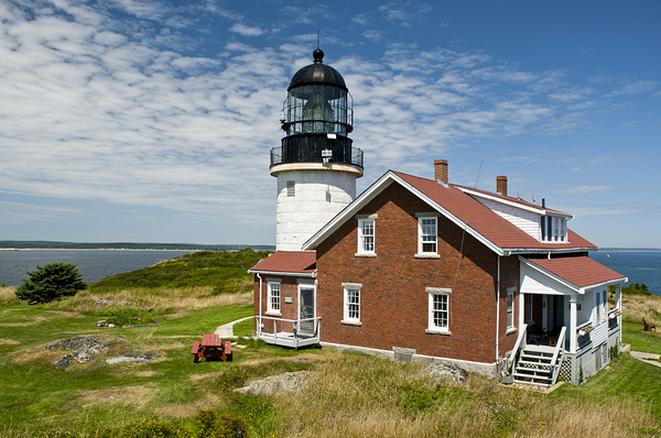  Haunted Seguin Island Lighthouse is at the Highest Elevation in Maine Print