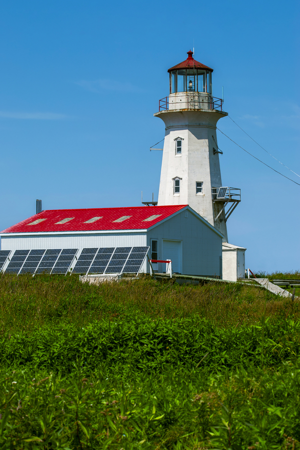 Machias Seal Island Lighthouse Uses Solar Energy in Canada  Print