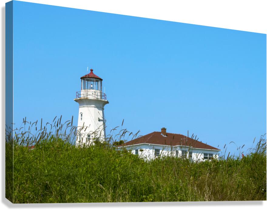Old Canadian Lighthouse on Machias Seal Island  Canvas Print