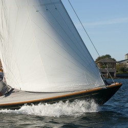 Sailing in Newport Harbor in Rhode Island