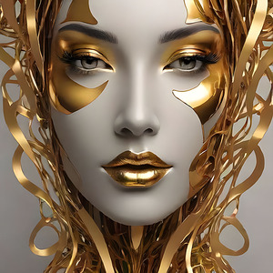 Gold woman