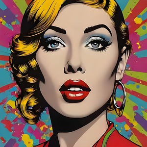 Retro Revival: Vibrant Pop Art Canvases. New Twist Art