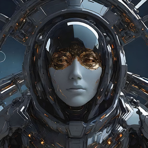 Bot in Space. New Twist Art