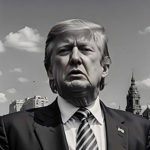 TRump BW