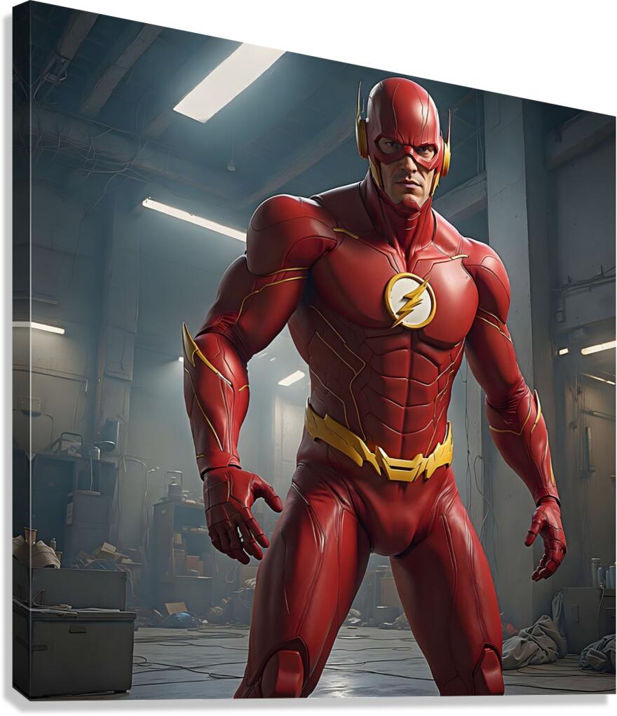 Flash artistic Canvas Print