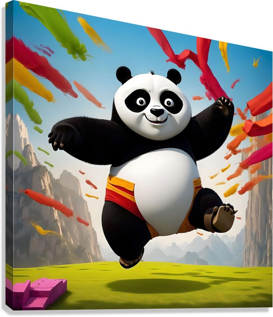 Panda Master Canvas Print
