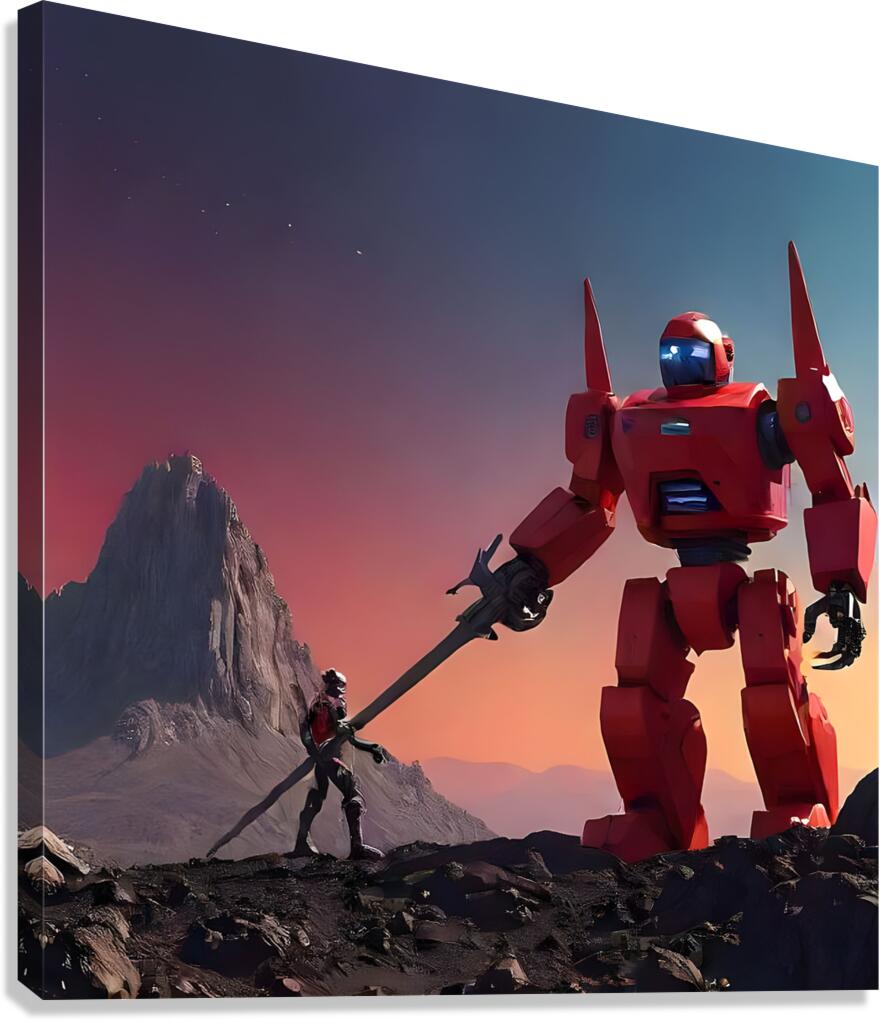 red bobot Canvas Print