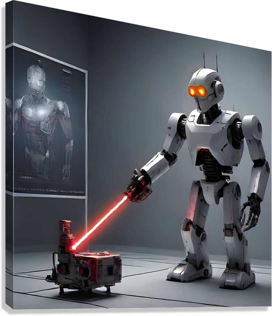 robot 2 Canvas Print