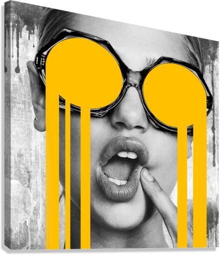 Cry modern Canvas Print