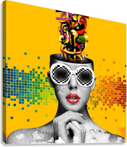 Normail is boring  Canvas Print