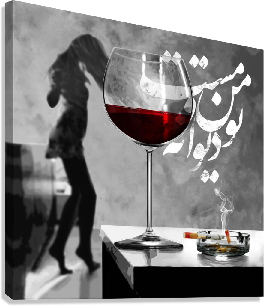 Drunk Canvas Print