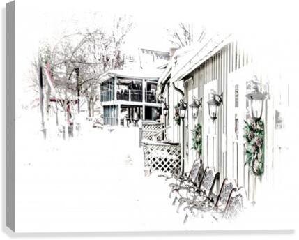 Cold Outside Canvas Print