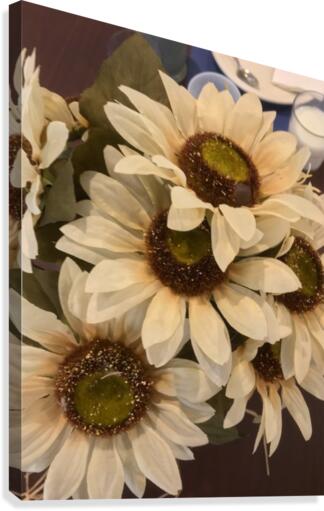 fall flowers Canvas Print