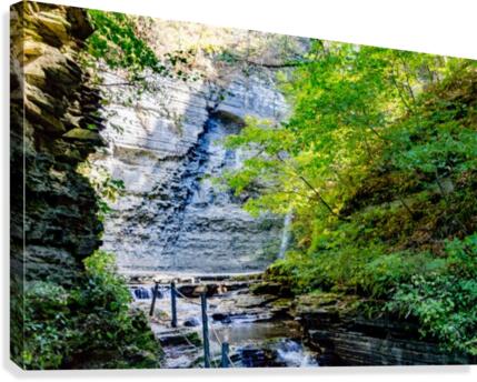 Eagle Cliff Falls 21 Canvas Print
