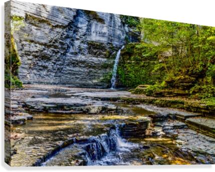 Eagle Cliff Falls Canvas Print