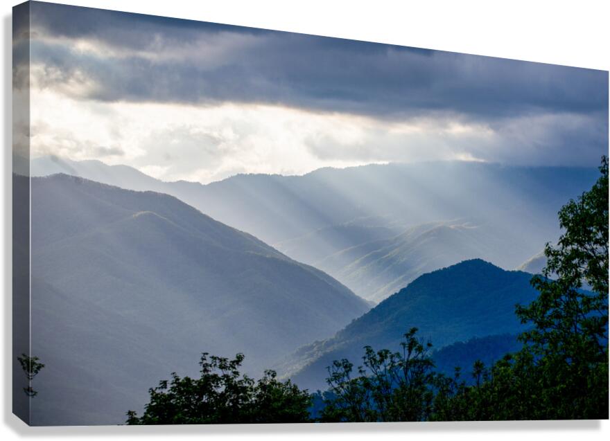 Mountains & Sky Canvas Print