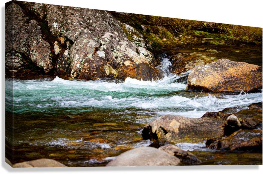 Rocks & Water  Canvas Print
