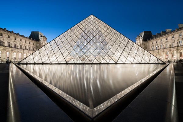 The Louvre Pyramid by Scott McQuaide