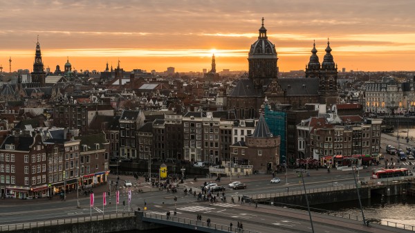 Amsterdam Skyline by Scott McQuaide