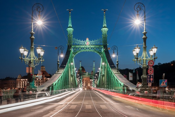 Liberty Bridge Budapest by Scott McQuaide