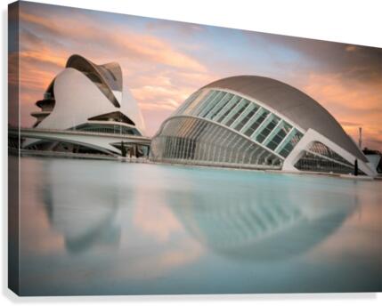 Floating City Canvas Print