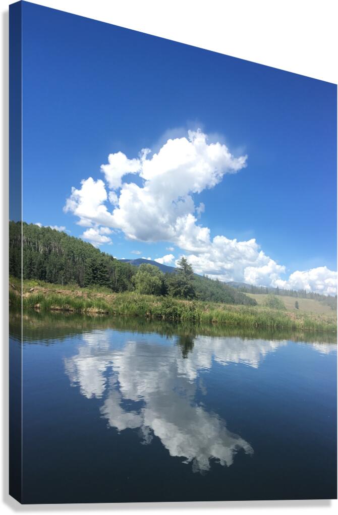 Repeating Clouds Canvas Print