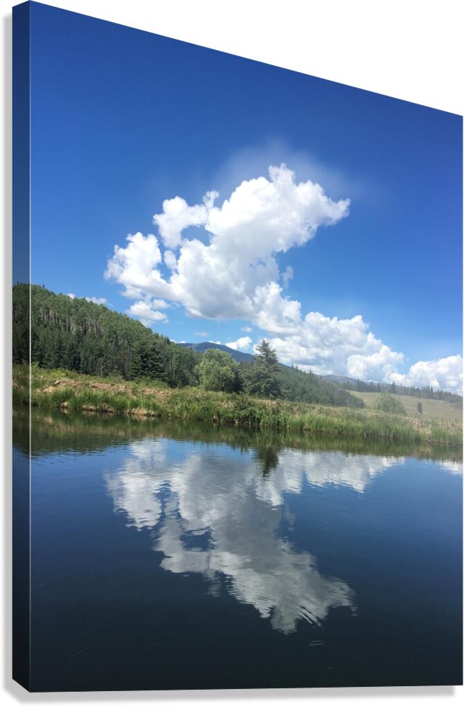 Repeating Clouds Canvas Print